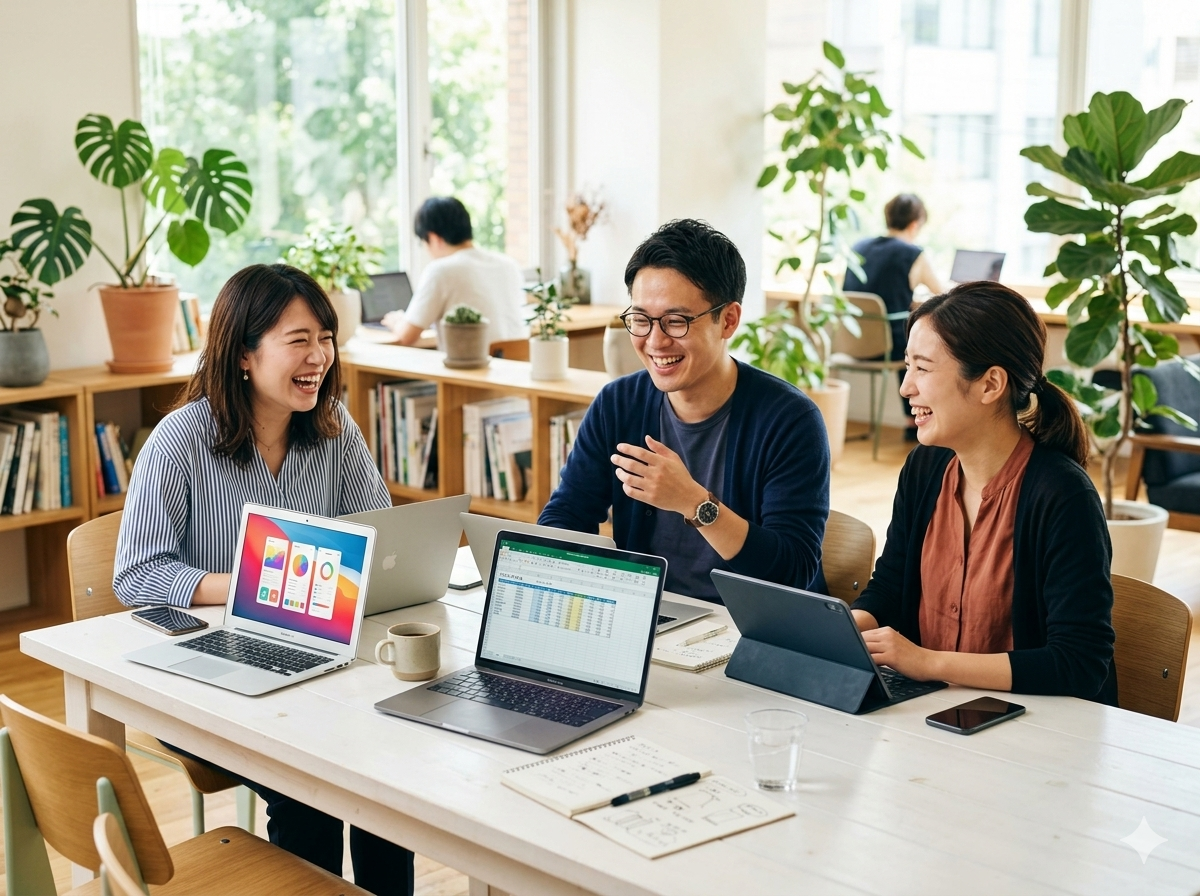 多様なテーマで相談できる様子のイメージ